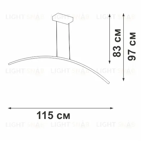 Подвесной светильник Vitaluce V2709-1/1S V2709-1/1S