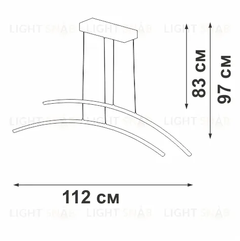 Подвесной светильник Vitaluce V2709-8/2S V2709-8/2S