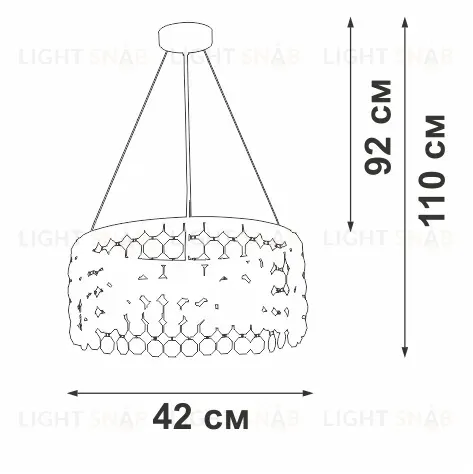 Подвесная люстра Vitaluce V5329-8/3S V5329-8/3S