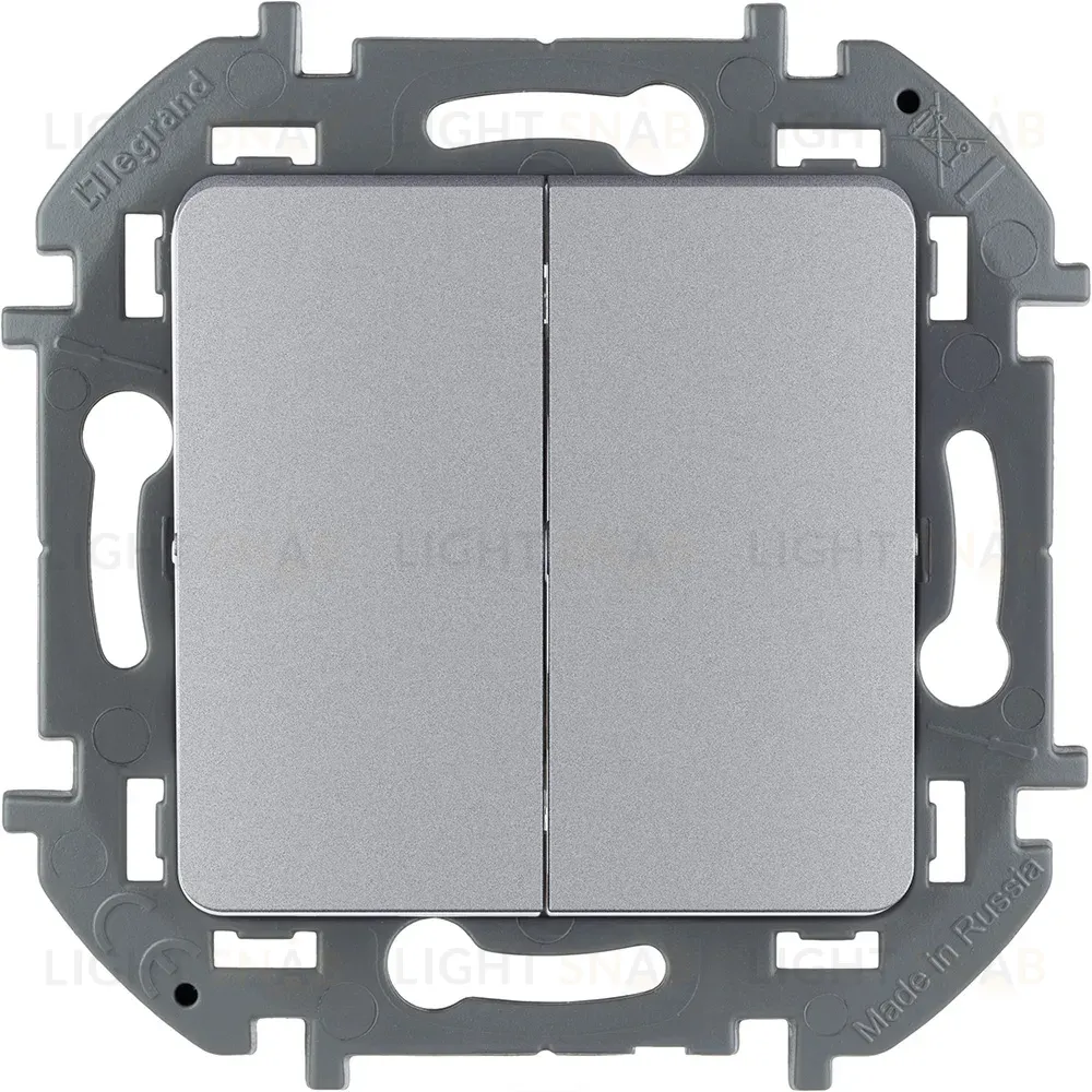 Выключатель двухклавишный Legrand Inspiria 673622 673622