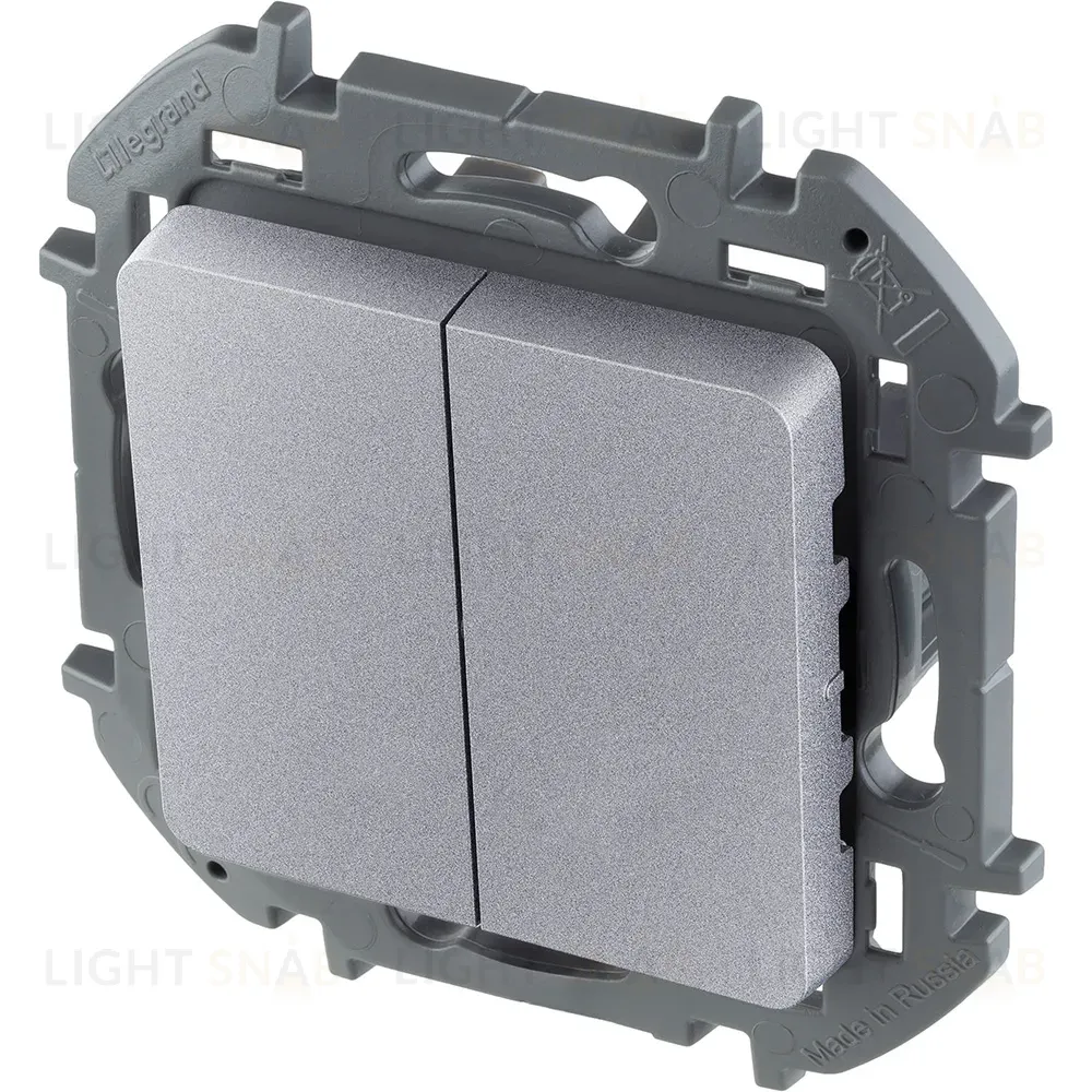 Выключатель двухклавишный Legrand Inspiria 673622 673622
