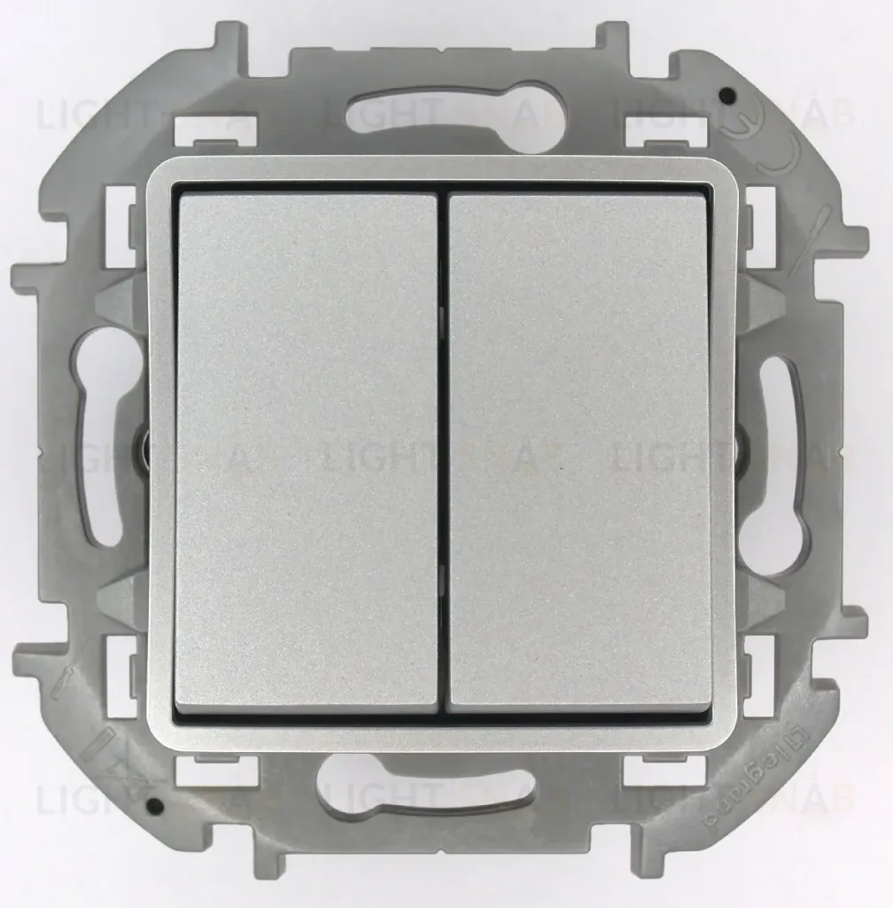 Переключатель двухклавишный Legrand Inspiria 673667 673667