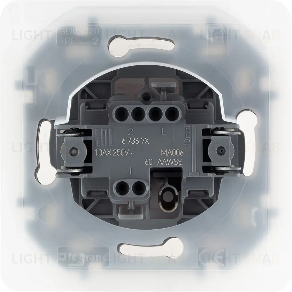 Переключатель одноклавишный Legrand Inspiria 673670 673670