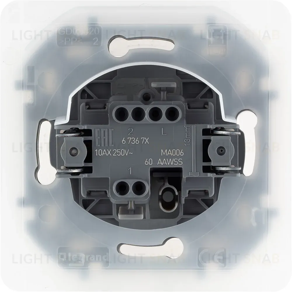 Переключатель одноклавишный Legrand Inspiria 673673 673673