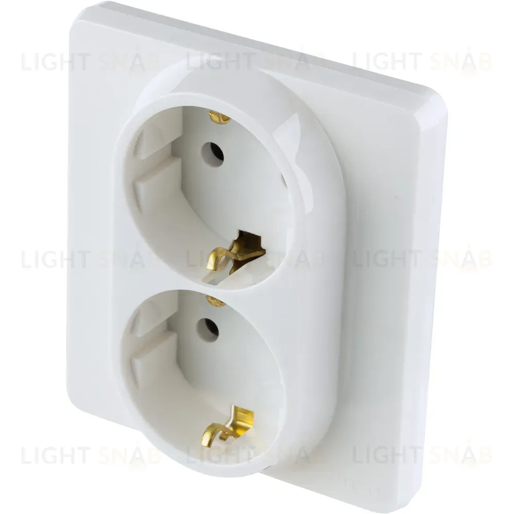 Розетка двойная с/з Legrand Inspiria 673750 673750
