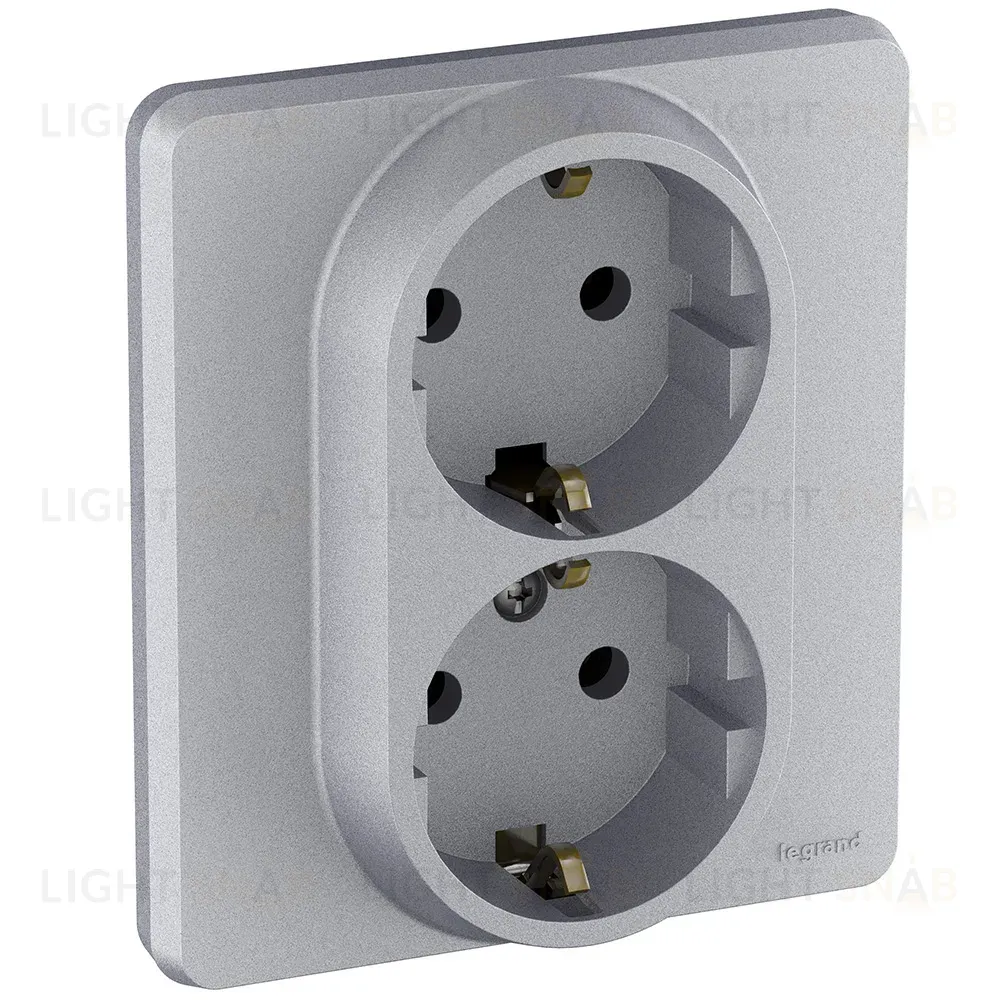 Розетка двойная с/з Legrand Inspiria 673752 673752