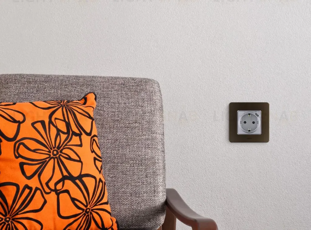 Розетка с/з с USB тип C со шторками Legrand Inspiria 673772 673772