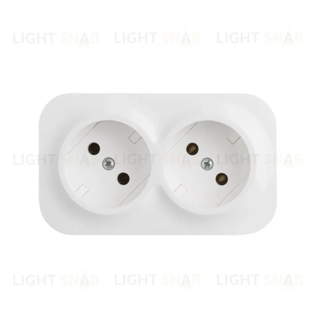 Розеточный блок двойной б/з Legrand Quteo 782231 782231