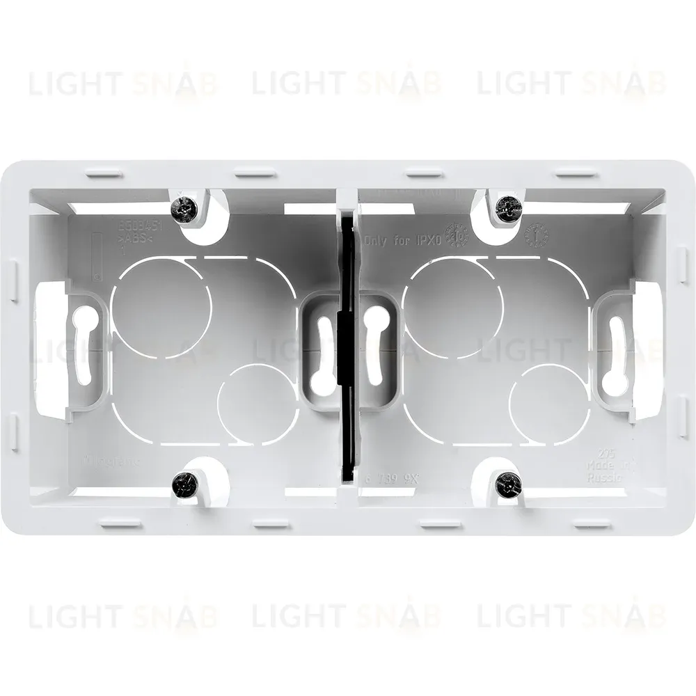 Коробка для накладного монтажа на 2 поста Legrand Inspiria 673990 673990