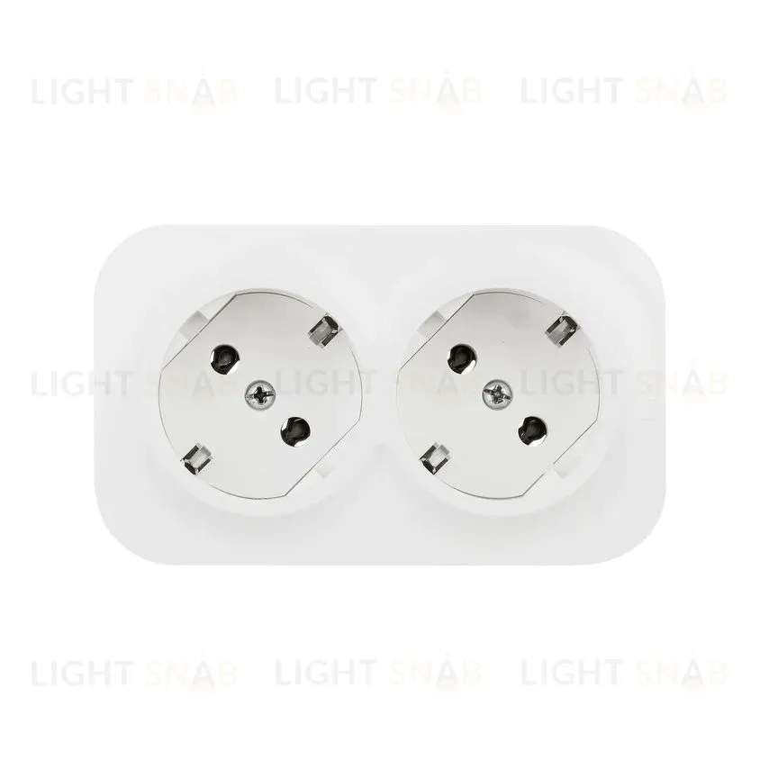 Розеточный блок двойной с/з со шторками Legrand Quteo 782237 782237