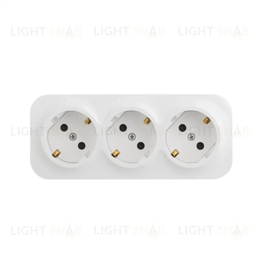 Розеточный блок двойной с/з со шторками Legrand Quteo 782238 782238