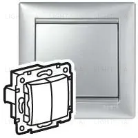 Переключатель двухклавишный Legrand Valena Classic 694339 694339