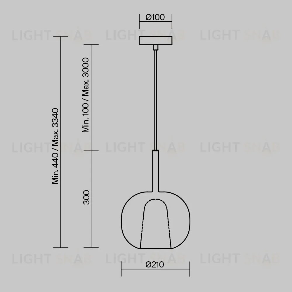 Подвесной светильник Maytoni Duality MOD271PL-01W2 MOD271PL-01W2
