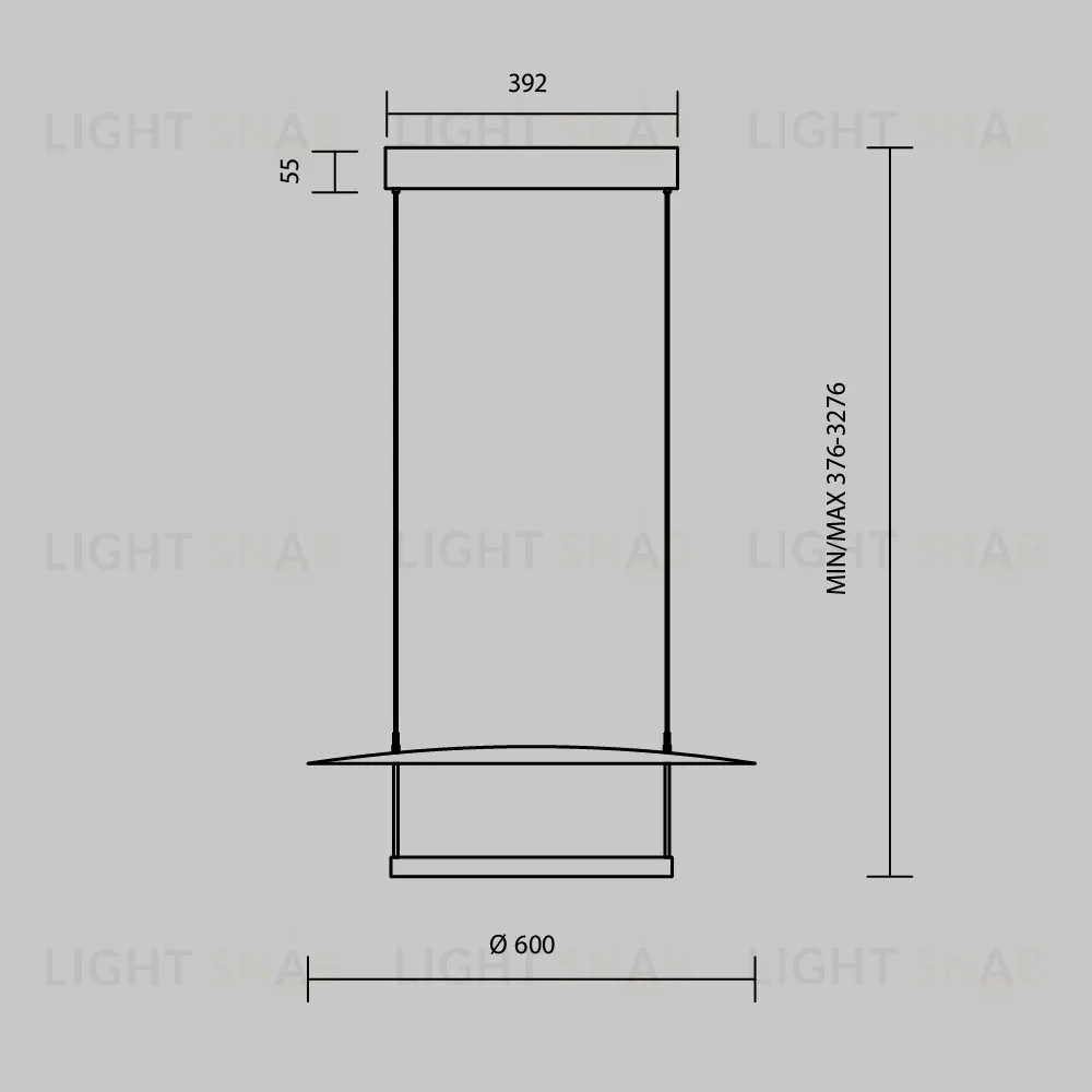 Подвесной светильник Maytoni Ambience MOD280PL-L30B3K1 MOD280PL-L30B3K1