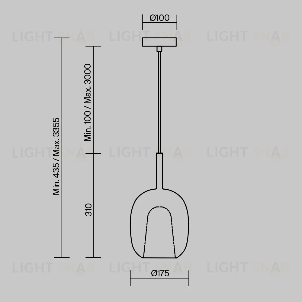 Подвесной светильник Maytoni Duality MOD271PL-01W1 MOD271PL-01W1