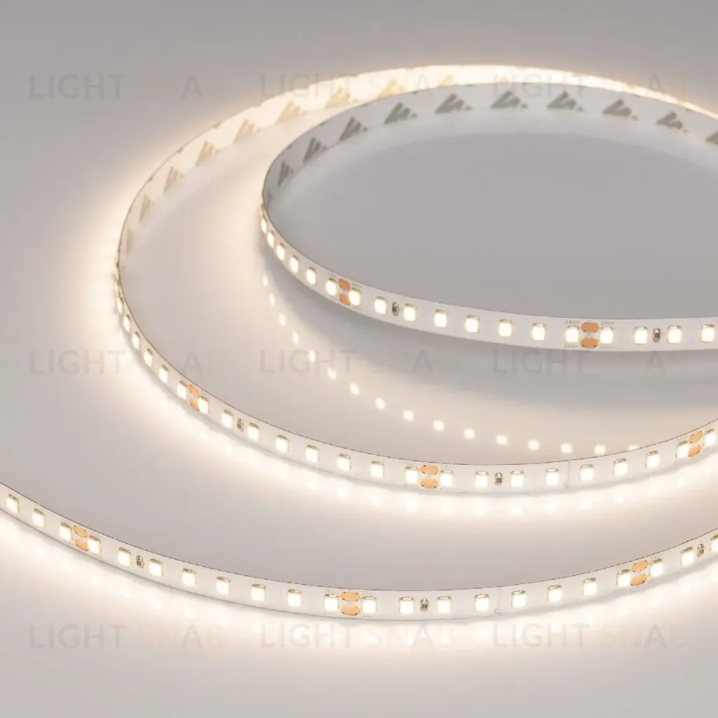 Светодиодная лента Arlight RT-A128-8mm 24V Warm3500 (10 W/m, IP20, 5m) 038757(1) 038757(1)