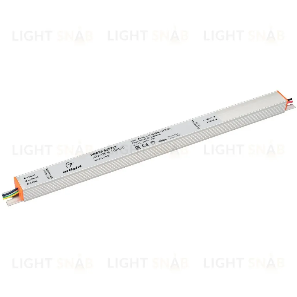 Блок питания Arlight ARV-12036-LONG-D (12V, 3A, 36W) 026419(2) 026419(2)