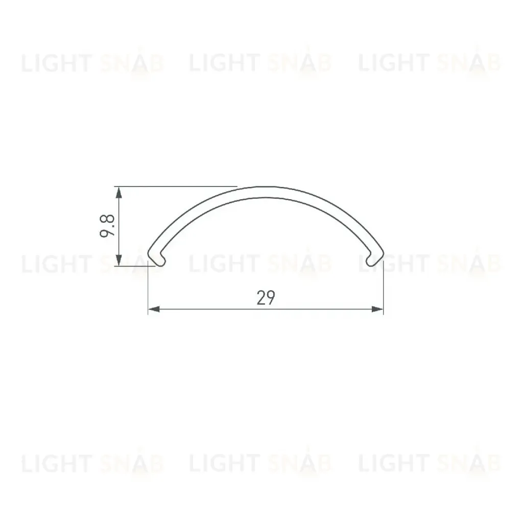Экран Arlight ROUND-D36-360-2500 OPAL 050532 050532