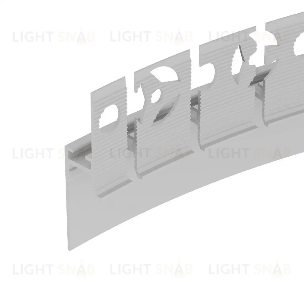 Алюминиевый профиль Arlight PLINTUS-FANTOM-BENT-H20-SIDE-2000 WHITE 043674(1) 043674(1)