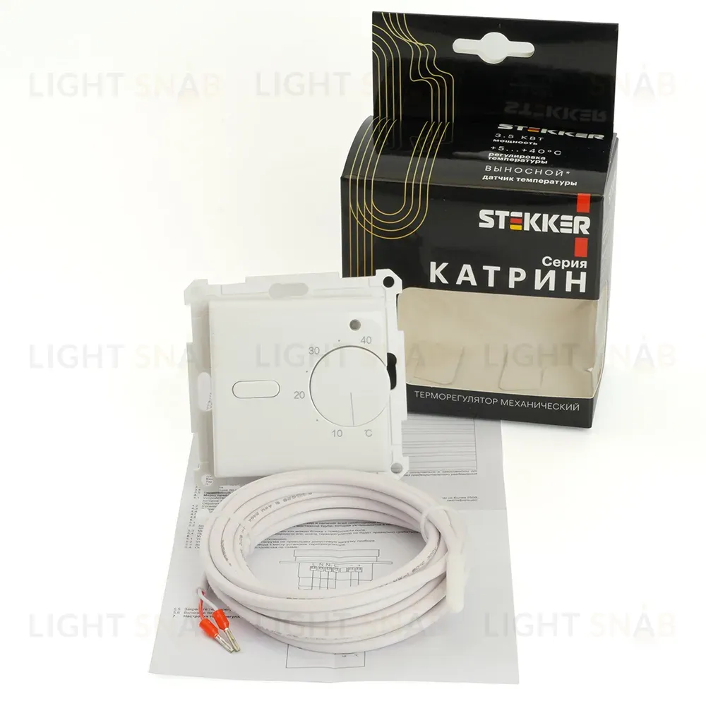 Теморегулятор механический для теплого пола Stekker GLS00-7117-01 49740 49740