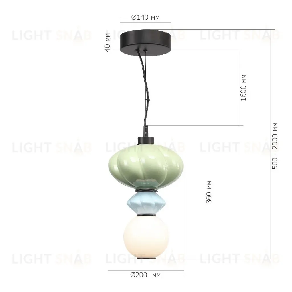 Подвесной светильник ST Luce Florentini SL6134.403.01 SL6134.403.01