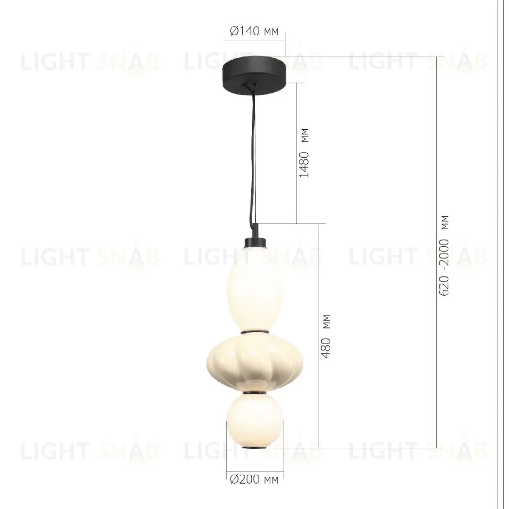 Подвесной светильник ST Luce Florentini SL6134.413.01 SL6134.413.01