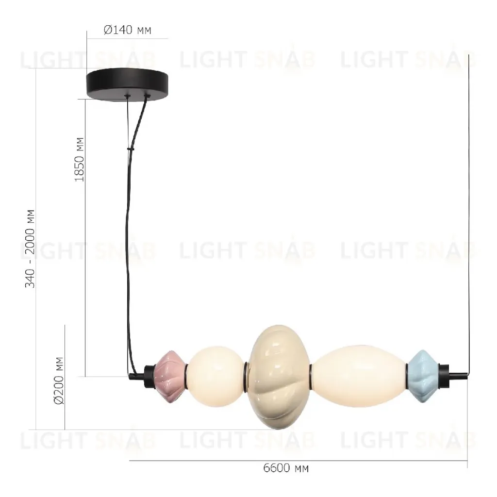 Подвесной светильник ST Luce Florentini SL6134.423.01 SL6134.423.01