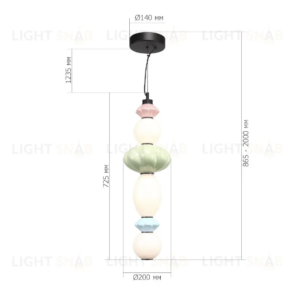Подвесная люстра ST Luce Florentini SL6134.433.01 SL6134.433.01