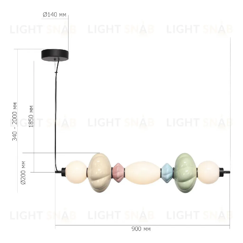Подвесная люстра ST Luce Florentini SL6134.443.01 SL6134.443.01