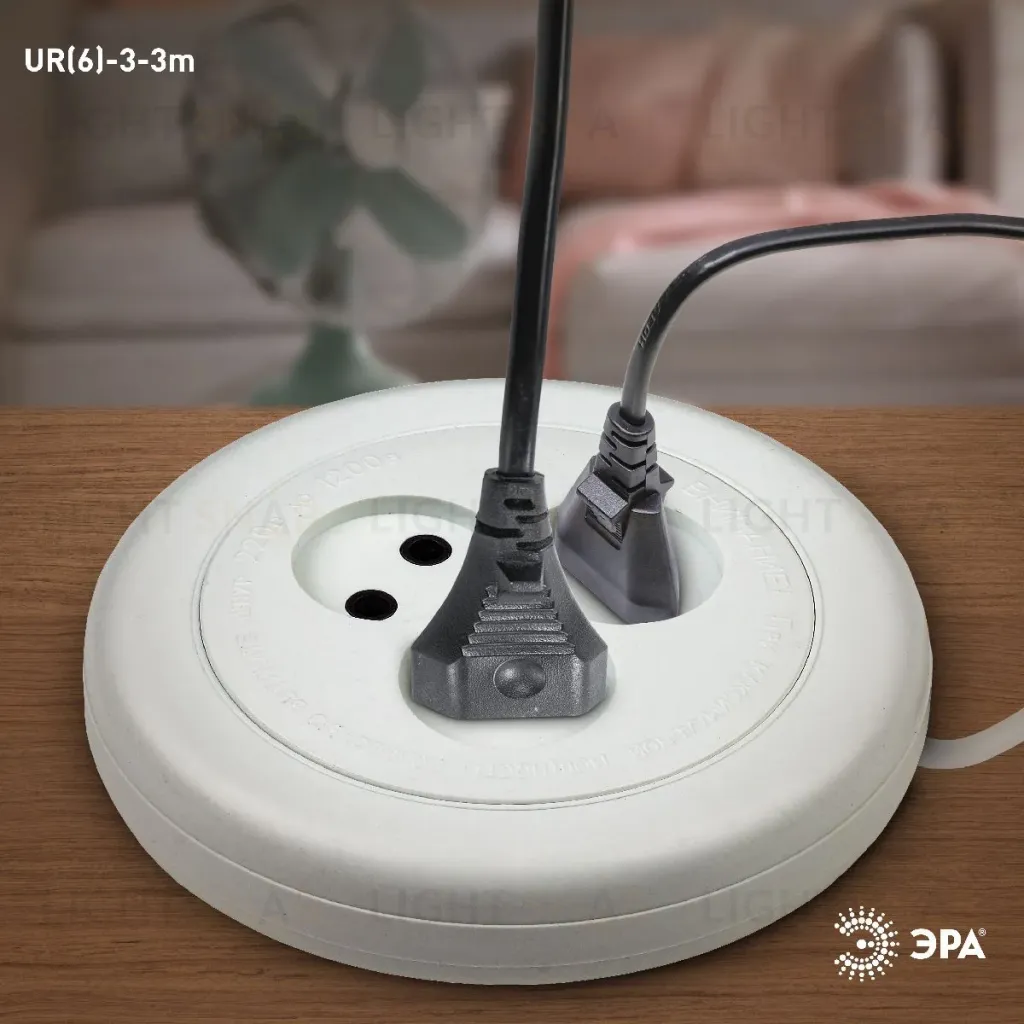 Удлинитель электрический Эра UR(6)-3-3m Б0035760 Б0035760