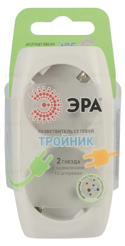 Разветвитель электрический Эра SP-2e-I Б0002369 Б0002369