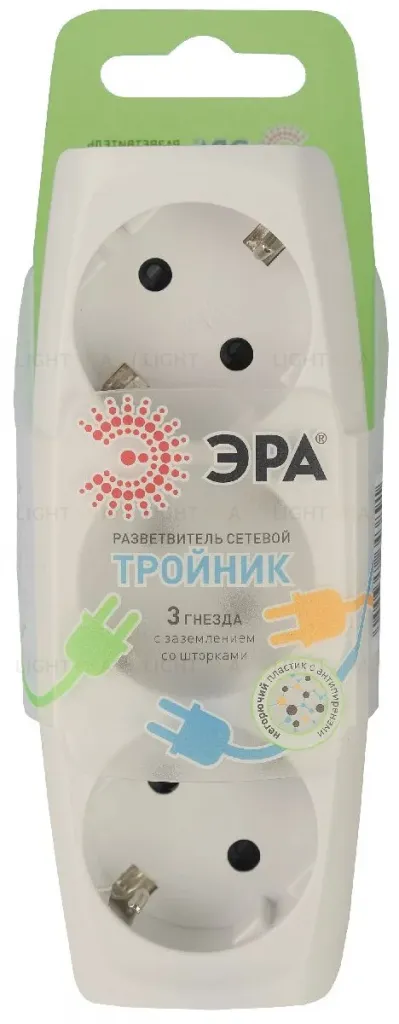 Разветвитель электрический Эра SP-3e-I Б0002370 Б0002370