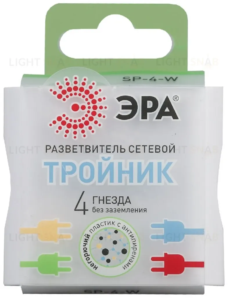 Разветвитель электрический Эра SP-4-W Б0005103 Б0005103