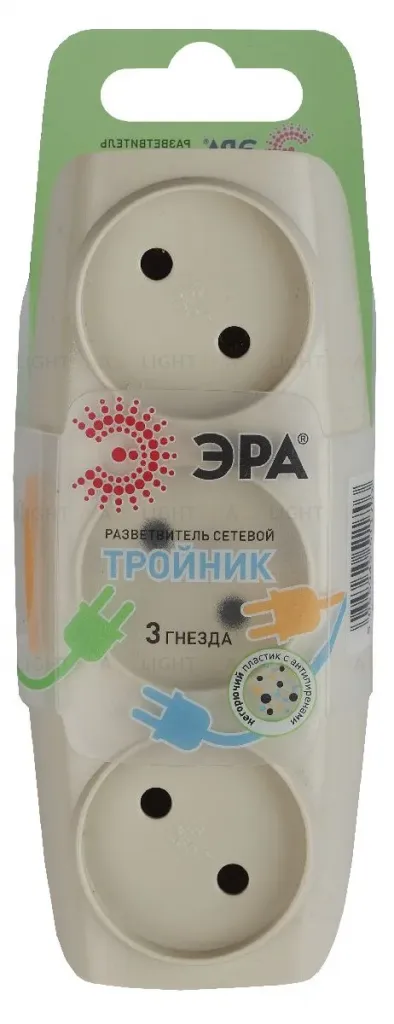 Разветвитель электрический Эра SP-3-I Б0017018 Б0017018