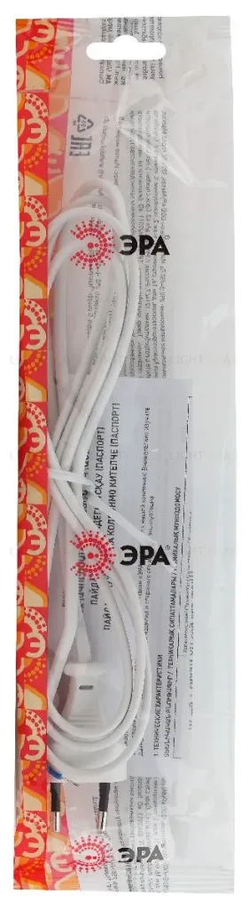 Шнур для бра Эра UX-ШВВП-1,8m-W Б0044069 Б0044069