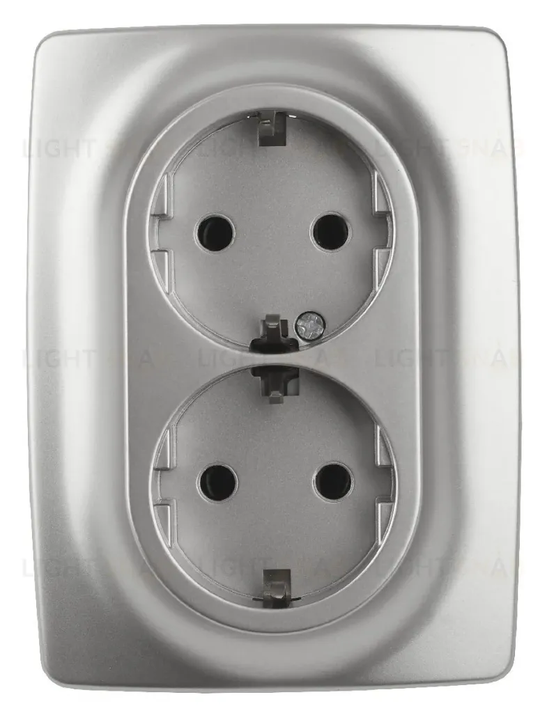 Розетка 2x2P+E Schuko Эра 12-2106-03 Б0031230 Б0031230