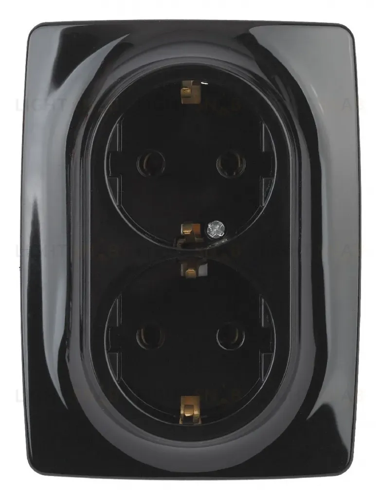 Розетка 2x2P+E Schuko Эра 12-2106-06 Б0031233 Б0031233