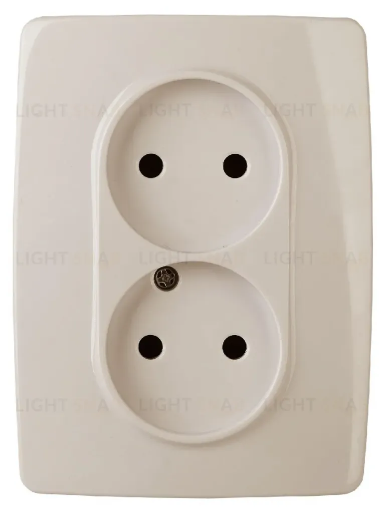 Розетка 2x2P Эра 12-2107-02 Б0031239 Б0031239