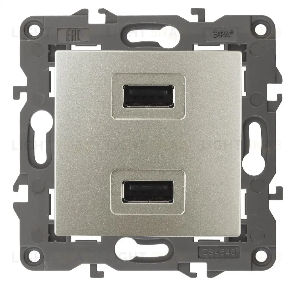 Розетка USB Эра 14-4110-04 Б0034371 Б0034371