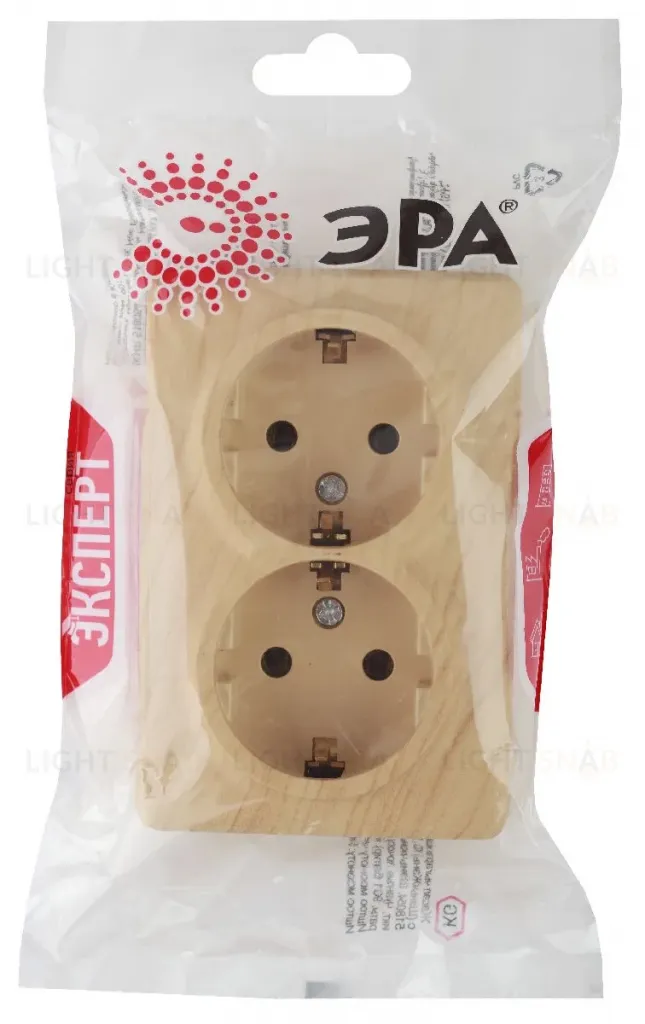 Розетка 2P+E Schuko Эра 11-2205-11 Б0020693 Б0020693