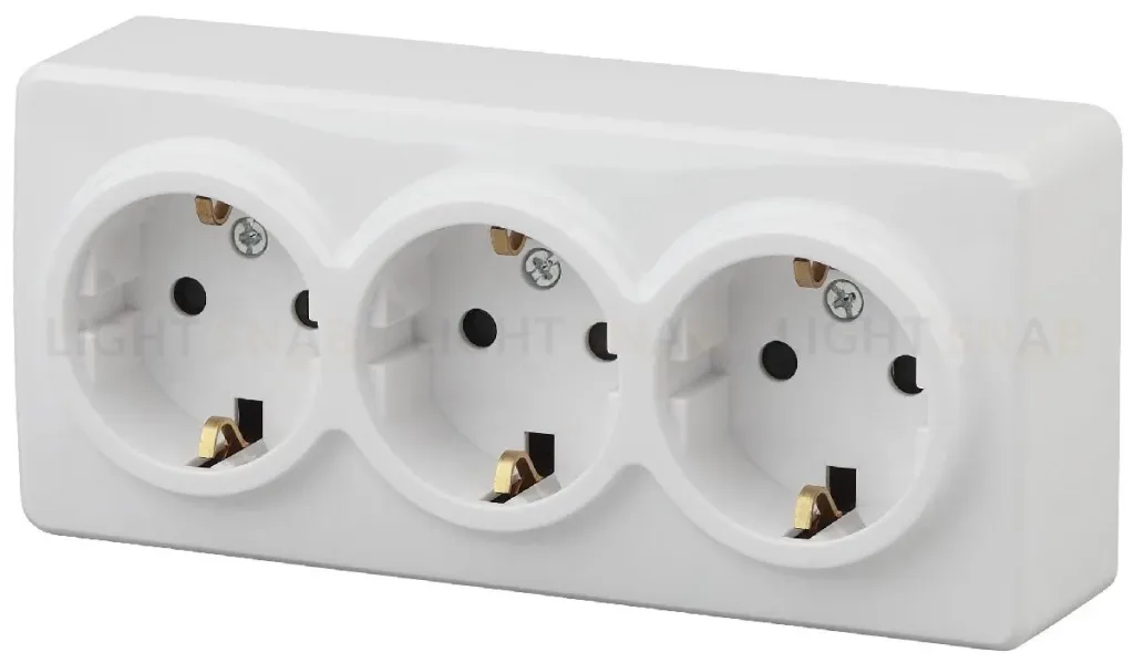 Розетка 2P+E Schuko со шторками Эра 11-2209-01 Б0020703 Б0020703