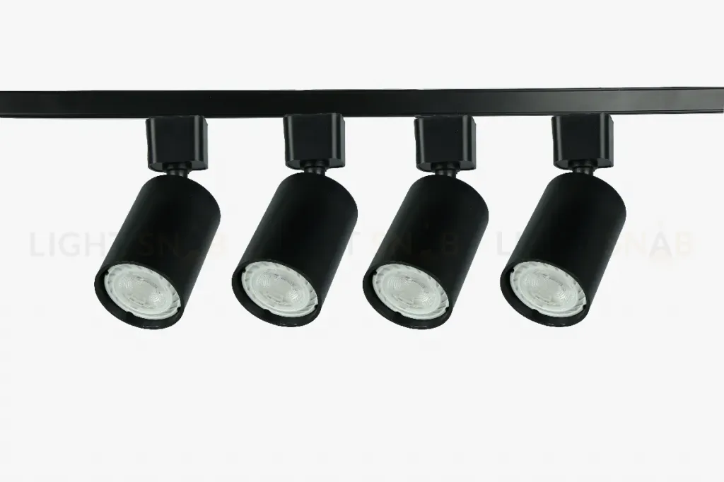 Трековый однофазный светильник (4 шт.) Эра TR70-SET4-GU10-BK Б0063956 Б0063956