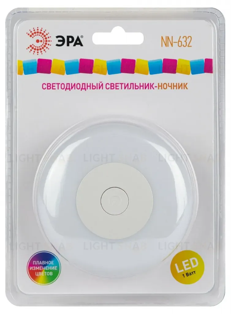 Ночник Эра NN-632-SW-W Б0057215 Б0057215