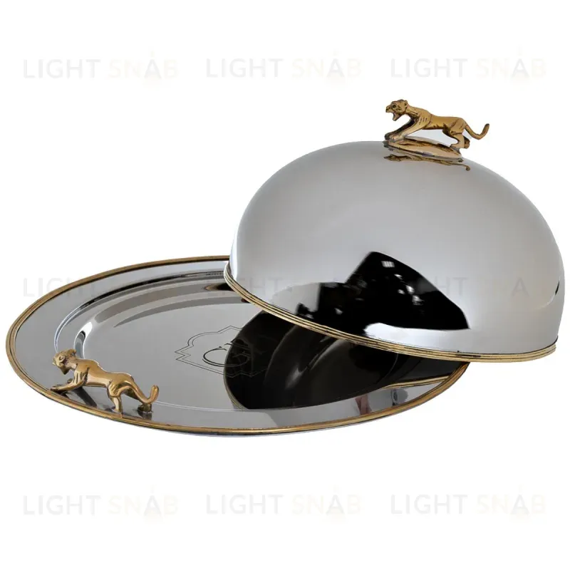 Блюдо с крышкой Леопард Garda Decor 95IM-16540 95IM-16540