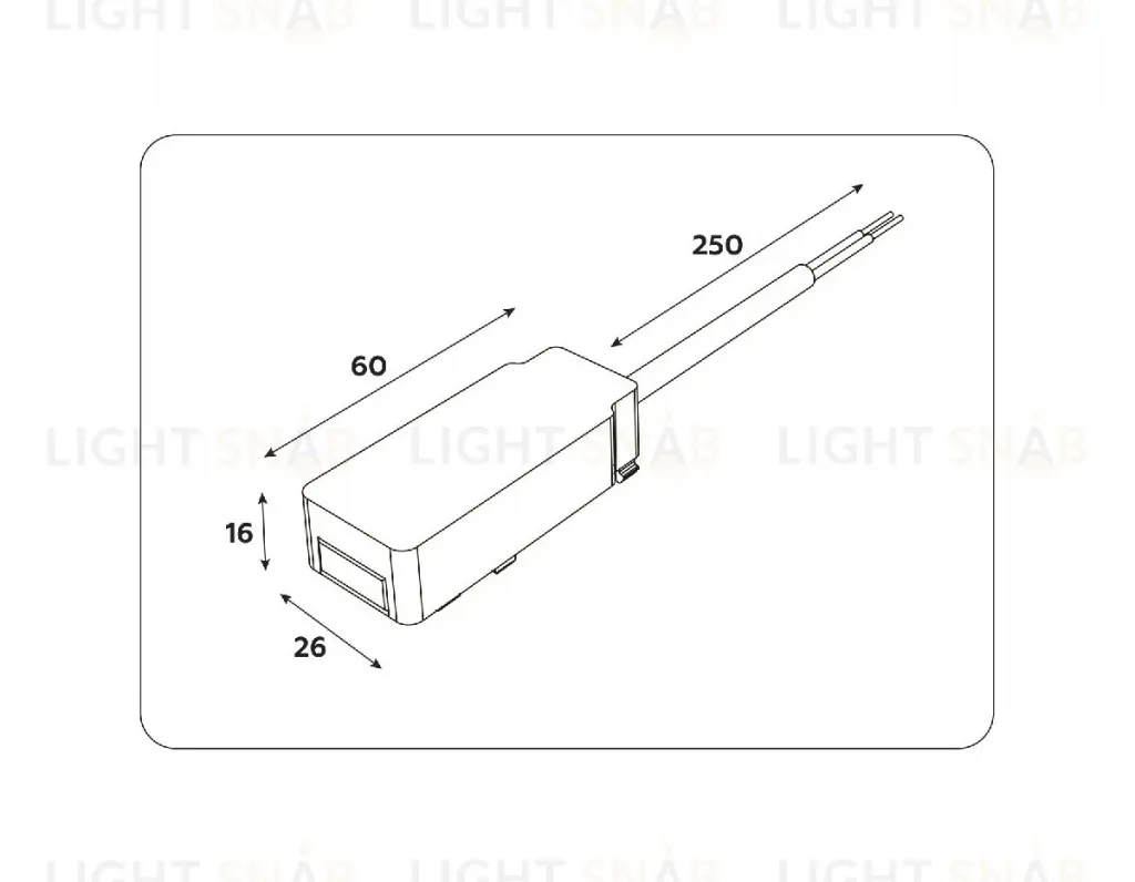 Ввод питания Ambrella Light Track System GV1261 GV1261
