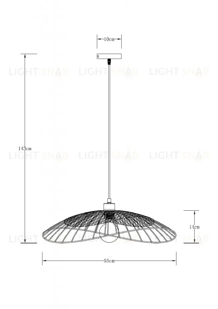 Подвесной светильник Arte Lamp Woodstock A7061SP-1BK A7061SP-1BK