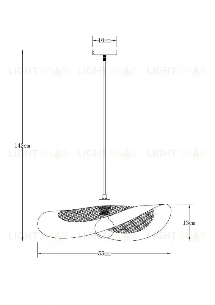 Подвесной светильник Arte Lamp Woodstock A7059SP-1BK A7059SP-1BK