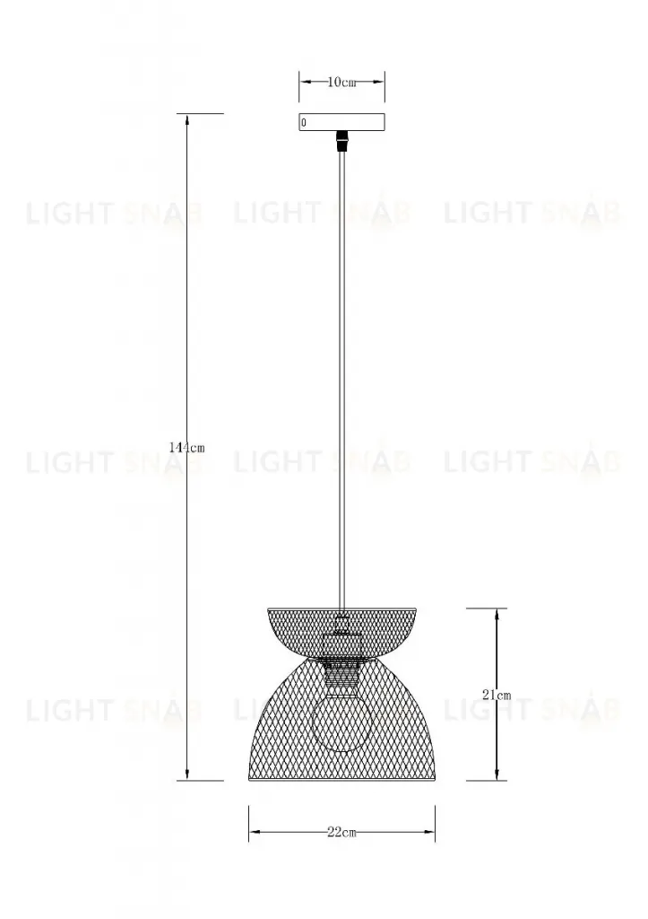 Подвесной светильник Arte Lamp Castello A7065SP-1BK A7065SP-1BK