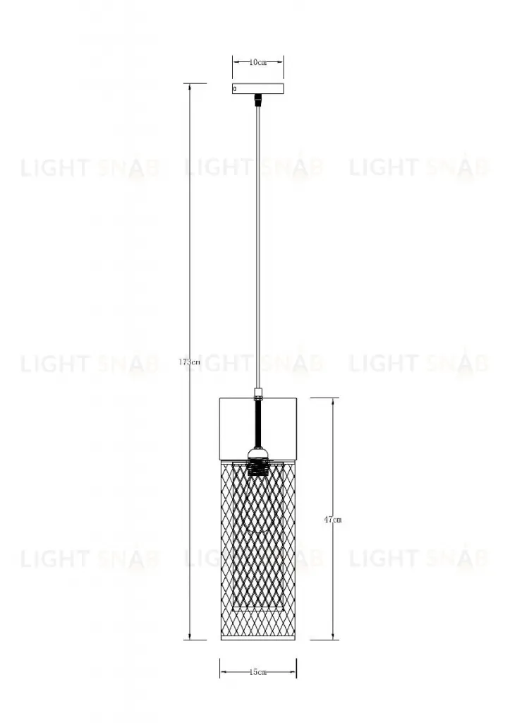 Подвесной светильник Arte Lamp Castello A7068SP-1BK A7068SP-1BK