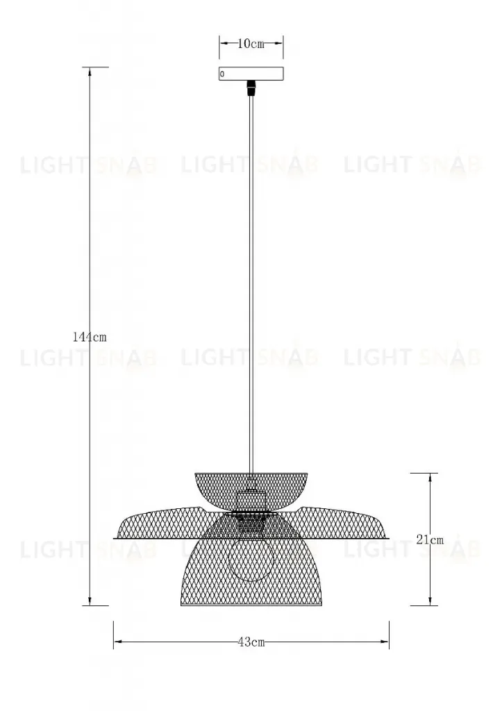 Подвесной светильник Arte Lamp Castello A7067SP-1BK A7067SP-1BK